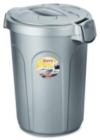 Fodertønde med låg & lås