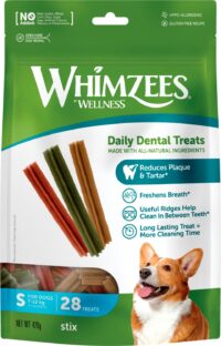 Whimzees Stix S, 28 stk, 420g