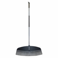 Ryom Plast løvrive m. stålskaft 78 cm