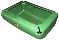 Plastkrybbe 17 L m spildkant