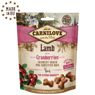 Carnilove Crunchy Snack Lamb with Cranberry 200g