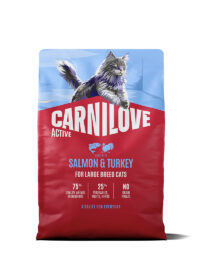 Carnilove Active Cat Salmon & Turkey for Adult Large Breeds 2 kg
