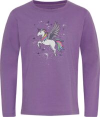 EQ Jinx Langærmet Ridetrøje – Purple Haze (Str. 146/152)