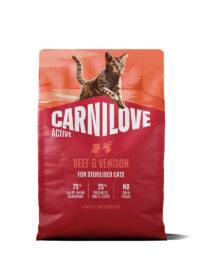 Carnilove Active Cat Beef & Venison for Sterilised Adult All Breeds 2 kg