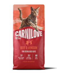 Carnilove Active Cat Beef & Venison for Sterilised Adult All Breeds 6 kg
