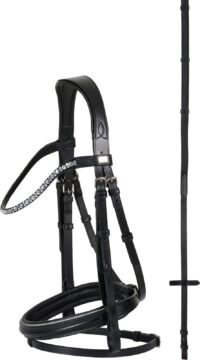 HorseGuard Emi 25.1 Trense – Sort (Str. Pony)