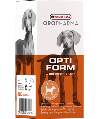 Versele-Laga Oropharma Opti Form Hund – 100 tabletter