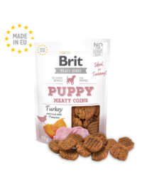 Brit Meat Jerky – Turkey Meaty Coins for Puppies – 80 g