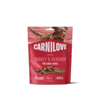 Carnilove Dog Jerky Turkey with Venison 100 g