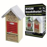 RYOM Insekthotel lille med zinktag – 32 × 18 × 14 cm