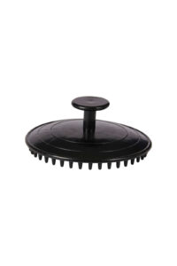HorseGuard rund massagestrigle – sort