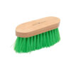 HorseGuard striglebørste 18,3 × 6 cm – bløde 70 mm børster – Limegrøn