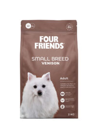FourFriends Small Breed Venison hundefoder 2 kg