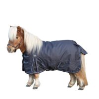 Lippo Basic Pony regndækken i marineblå, 0 g