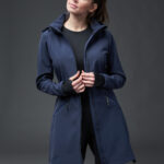 CATAGO Abby Long softshell jakke i navy