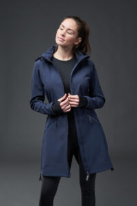 CATAGO Abby Long softshell jakke i navy