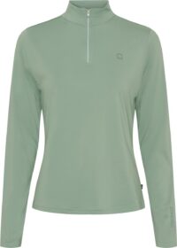 Equipage Kolyma langærmet ridebluse i Granite Green