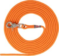 Trixie rund sporline med quick release i orange